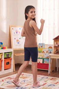 Zivame Girls Solid Tank Top (Pack of 2) - Roebuck — thumbnail 5